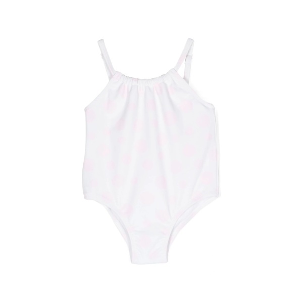 polka dot-print swimsuit
