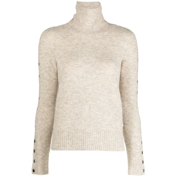 press-stud fastening jumper