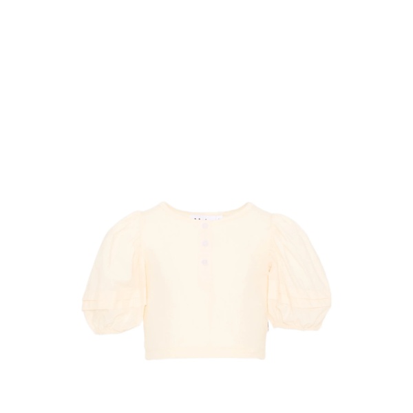 puff-sleeve t-shirt