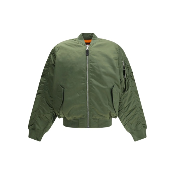 quilted MA-1 bomber jacket