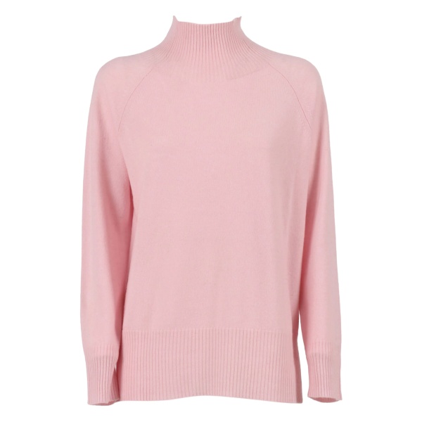 raglan-sleeve turtleneck sweater