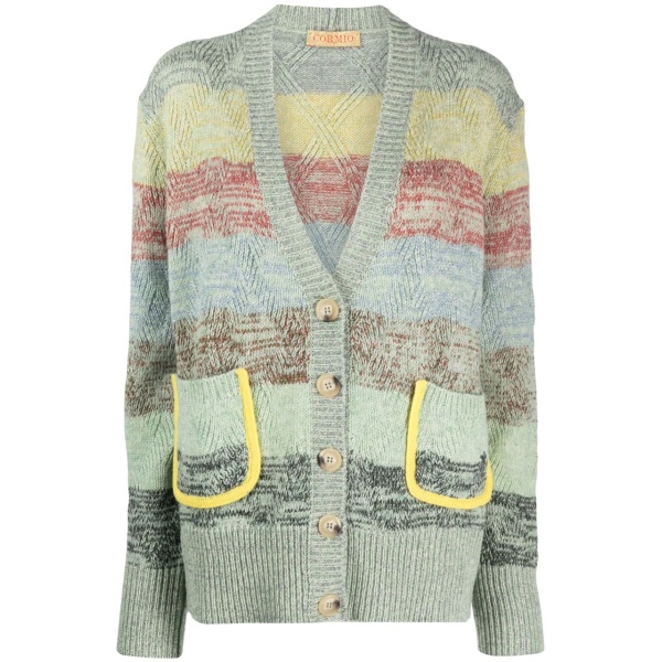Renato striped cardigan