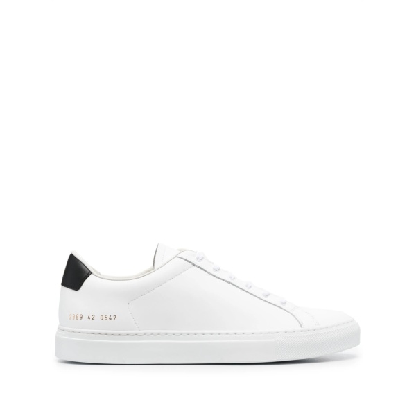 Retro leather sneakers
