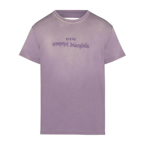 Reverse logo-print cotton T-shirt