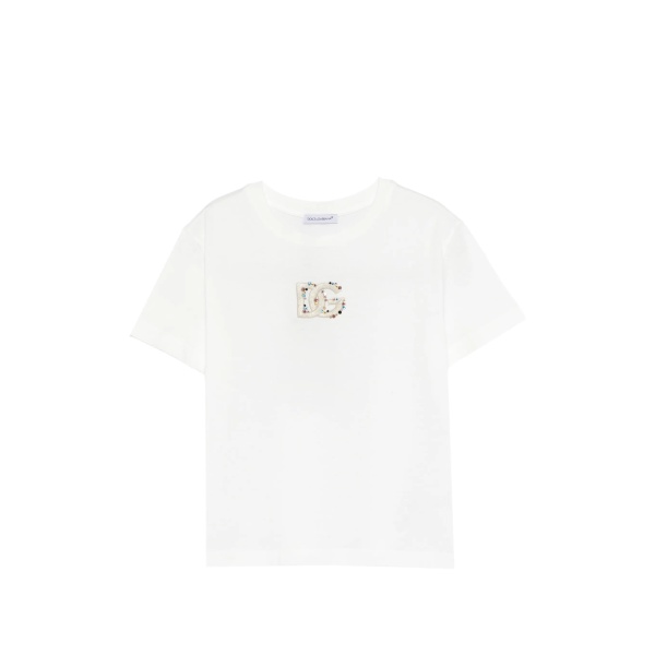 rhinestone logo T-shirt