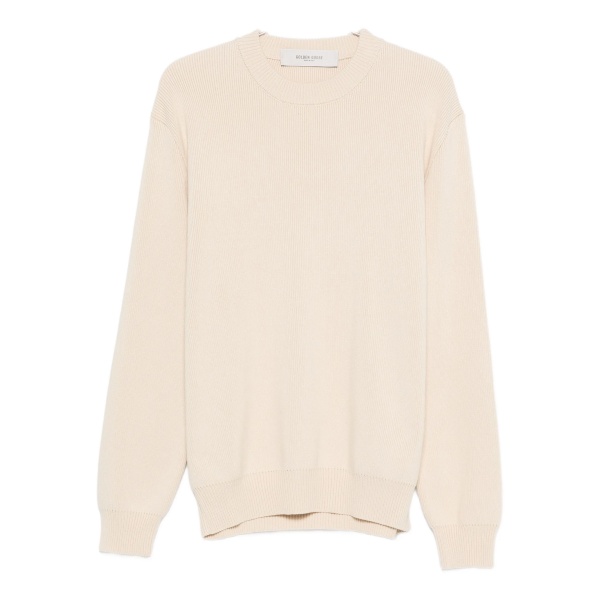 ribbed crew-neck sweater
