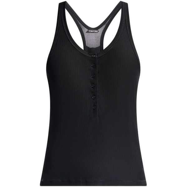 ribbed jersey tank top