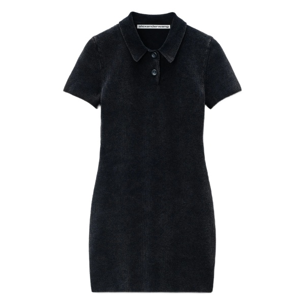 ribbed polo dress