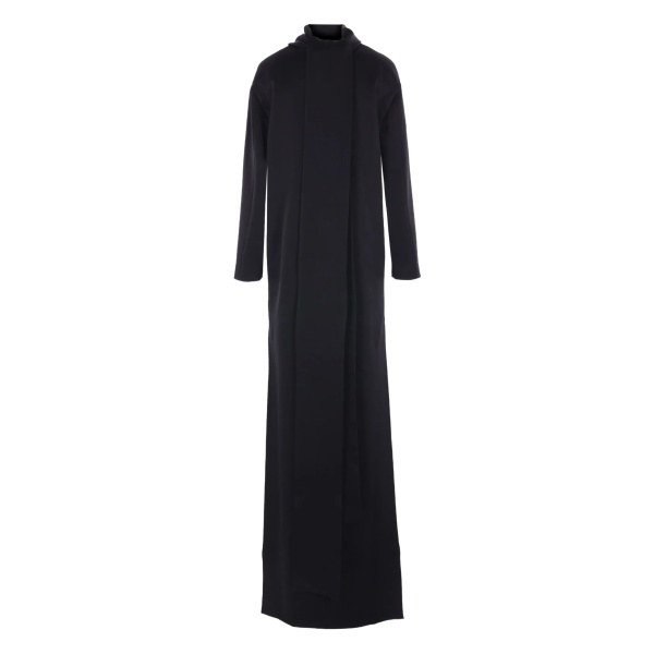roll-neck maxi dress