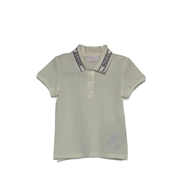 rubberized-logo polo shirt