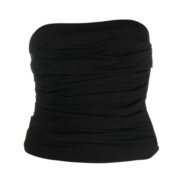 ruched bandeau top