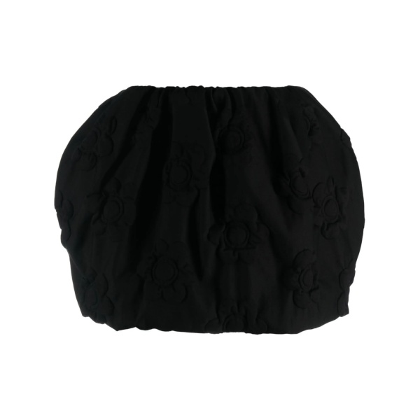 ruched puffball skirt