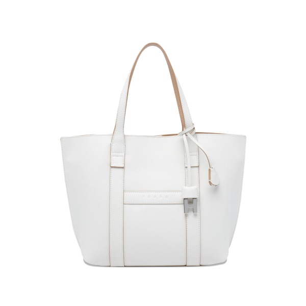 Script top-handles tote bag