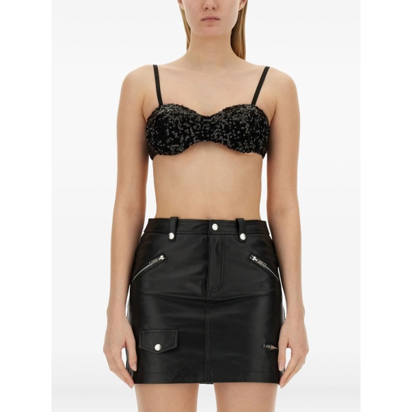 sequin embellished top