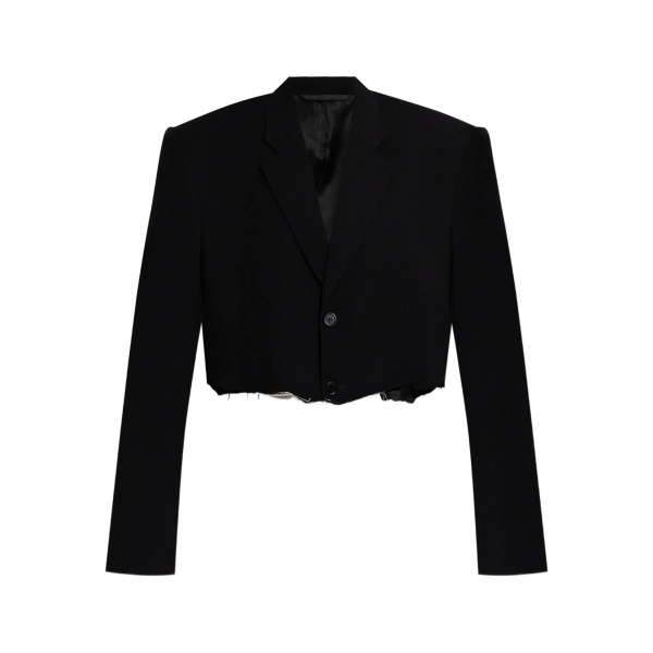 single-breasted notched lapels blazer