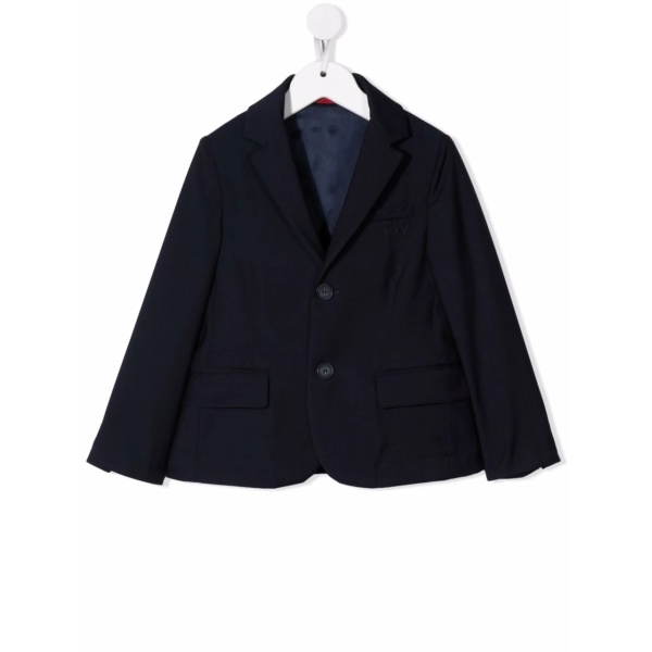 single-breasted wool blazer