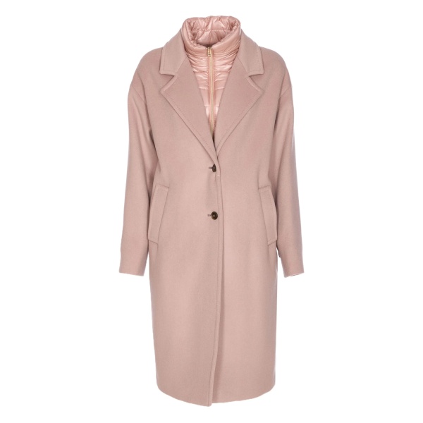 single-breasted wool coat