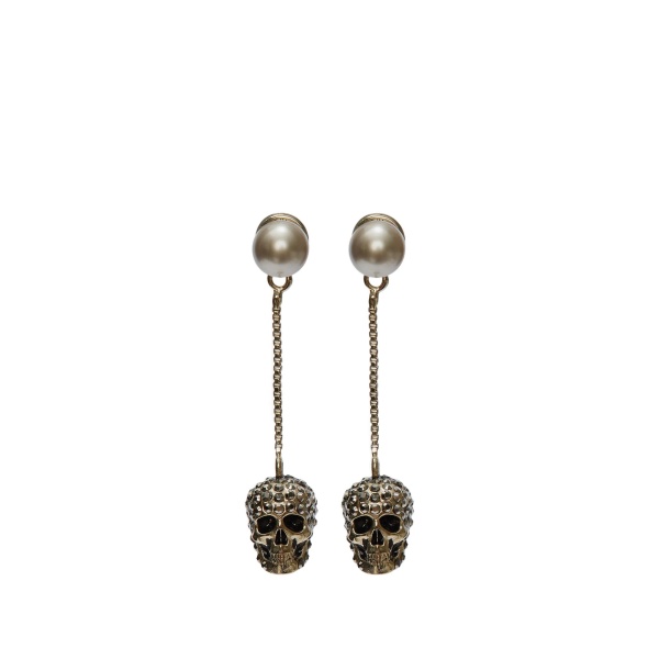 skull-drop earrings