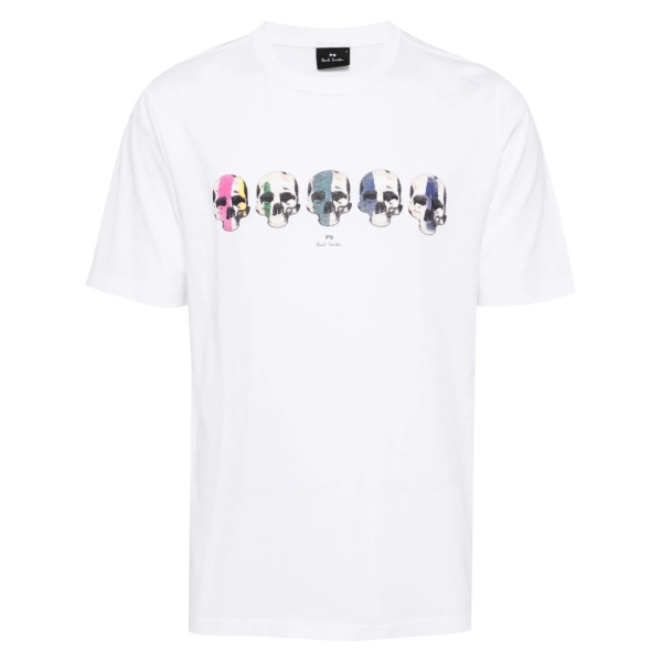 skulls-print T-shirt