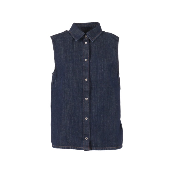 sleeveless blossom shirt