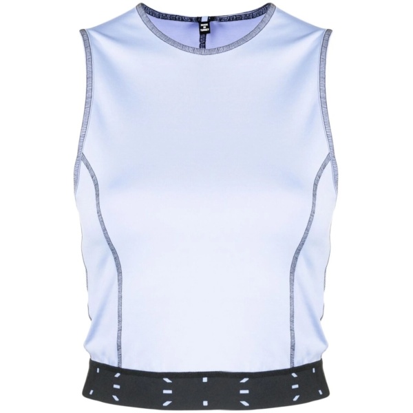 sleeveless cropped top