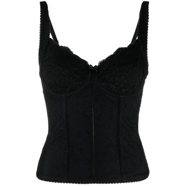 sleeveless scoop-back top