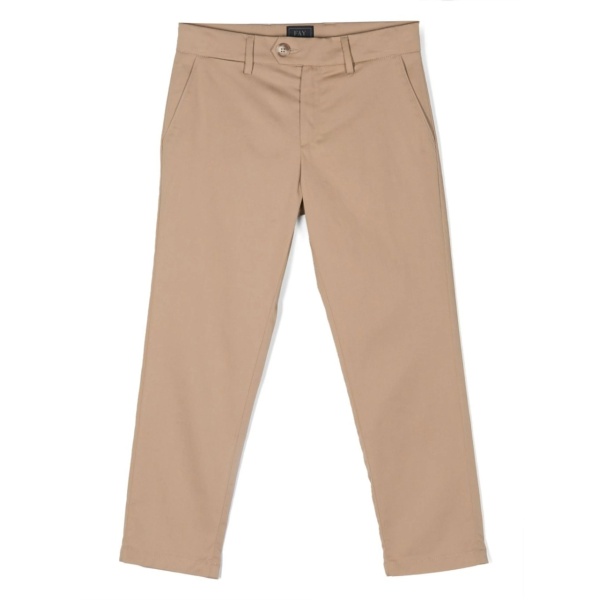 slim-cut leg chino trousers