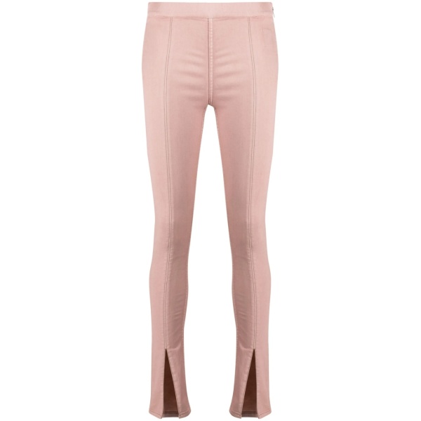 slit-detail leggings