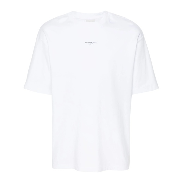 slogan-print cotton T-shirt