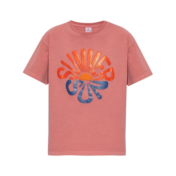 slogan-print cotton T-shirt