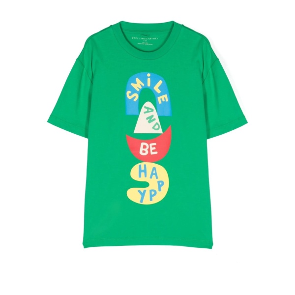 slogan print T-shirt