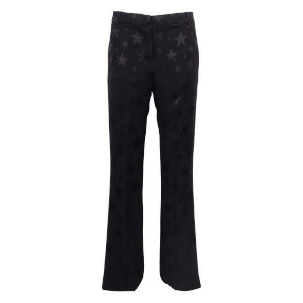 star-print trousers