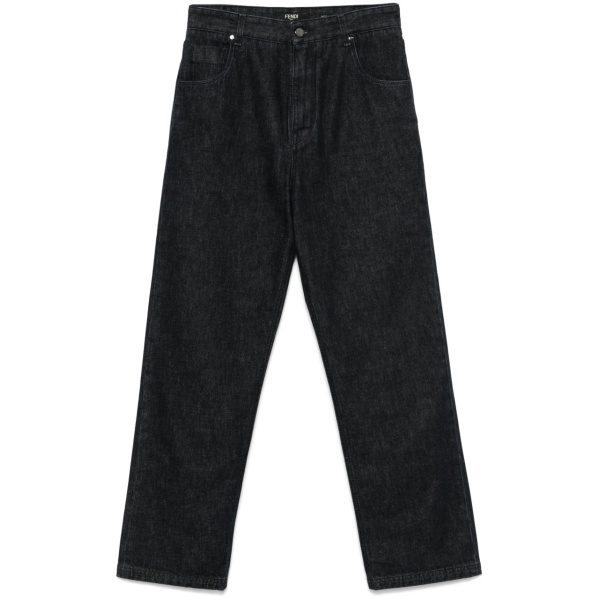 straight-leg jeans