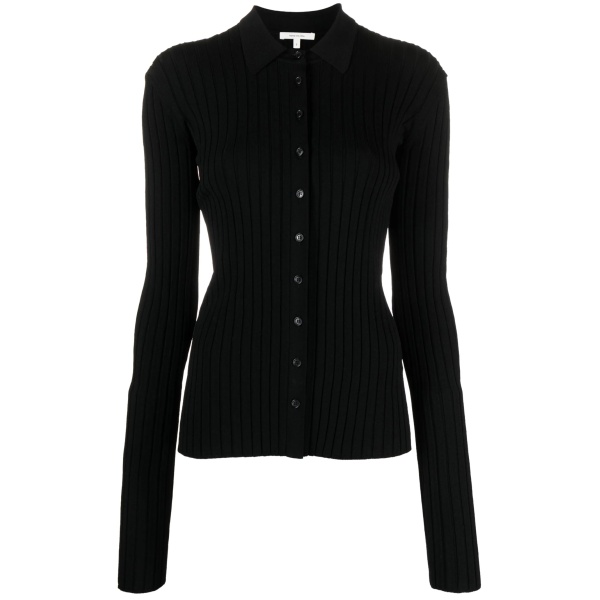 straight-point collar pleated top