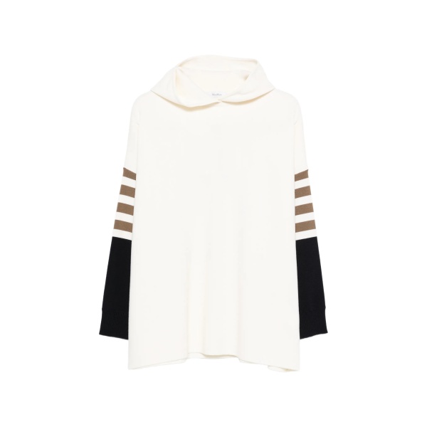 striped-detail sweater