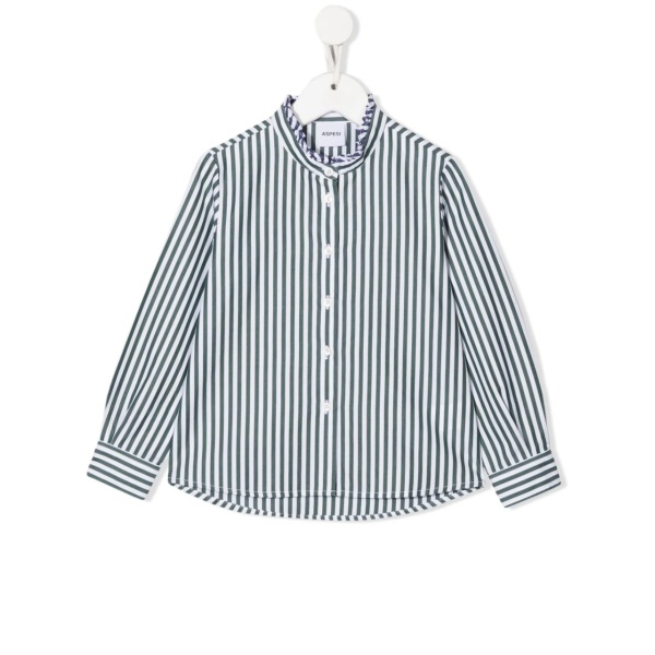 striped long-sleeve shirt