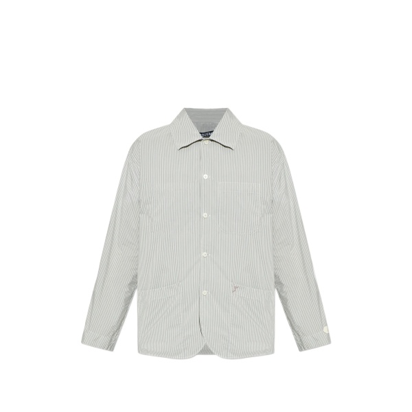 striped overshirt
