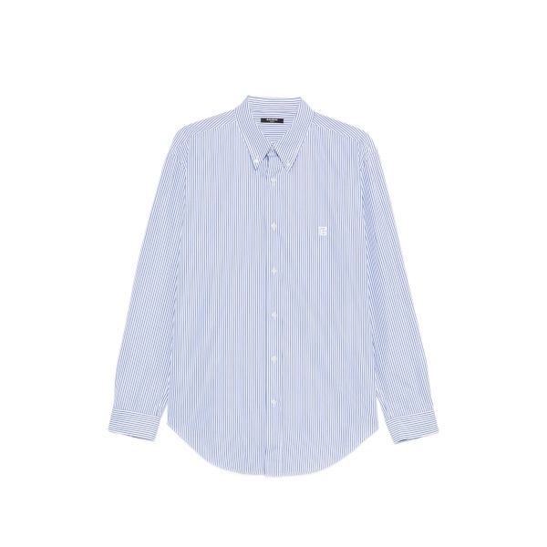 striped-pattern shirt