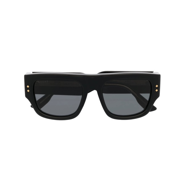 stud square-frame sunglasses