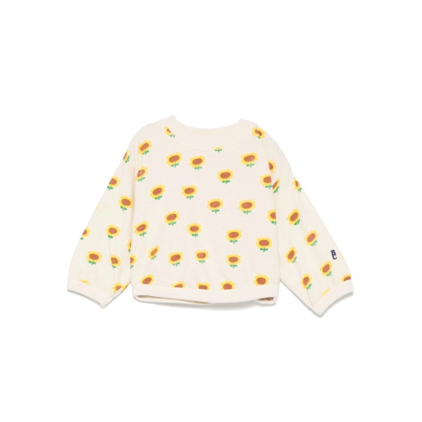 sunflower-print sweatshirt