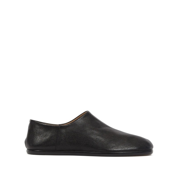 Tabi leather babouche shoes
