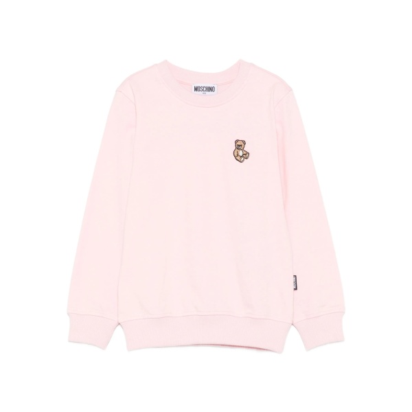 Teddy Bear-embroidered sweatshirt