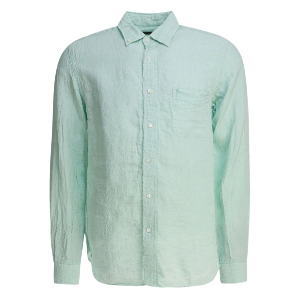 textured linen shirt