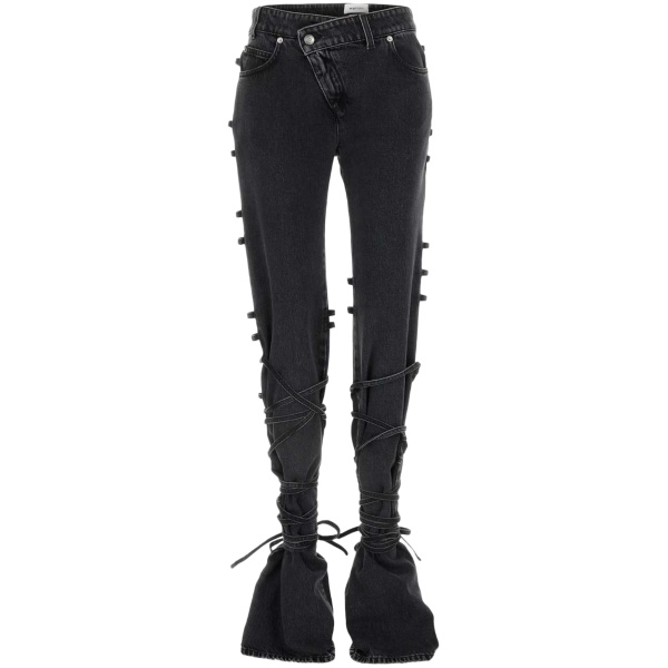 tied jeans