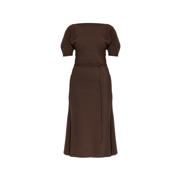 tied-waist midi dress