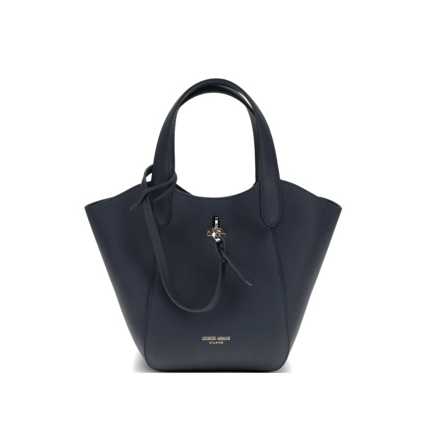 top-handles leather tote bag