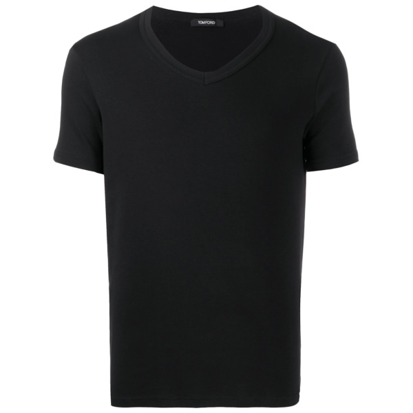V-neck cotton T-shirt