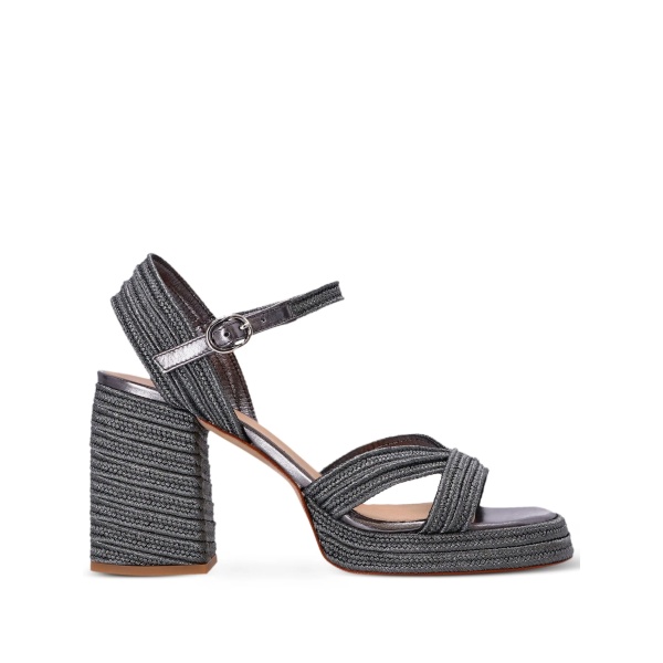 Valle 90mm metallic-finish sandals