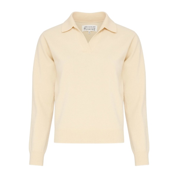 virgin wool polo shirt