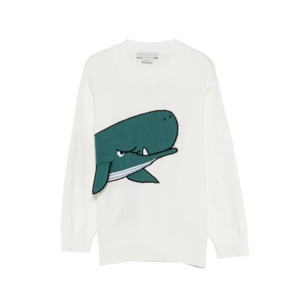 whale-print sweater